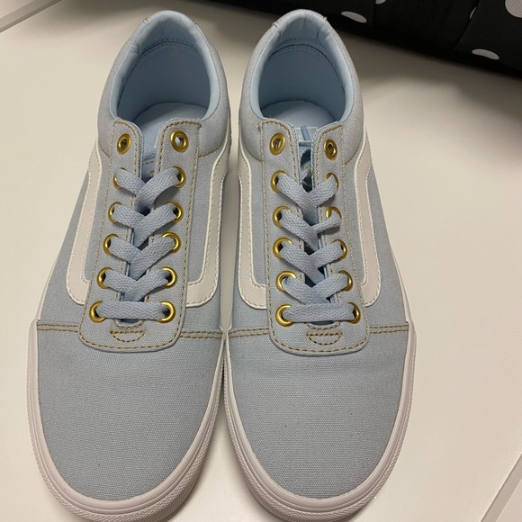 powder blue vans